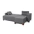 Atelier del Sofa Ugaona garnitura na razvlačenje Tloft Mini, 260 x 160 cm, Siva