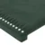 Vidaxl Box spring postelja z vzmetnico temno zelena 200x200 cm žamet