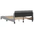 Vidaxl Posteljni okvir Dover svetlo siv 135x190 cm blago