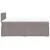 Vidaxl Box spring postelja z vzmetnico taupe 120x200 cm blago