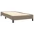 shumee vidaXL Posteljni okvir brez vzmetnice taupe 90x190 cm blago