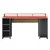 Hanah home Radni sto 160x89,5x55cm Orah