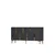 Hanah Home komoda Nota 150, 150 cm, antracit / zlatna