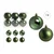 Lilium kugle 7 cm set/6 zelene