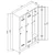 Hanah Home Ormar Js1012Si, 117x185x40 cm, Crni