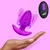 Bang! Rotating & Vibrating Silicone Butt Plug with Remote Purple