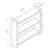 Hanah Home Kuhinjska polica 44x10x40cm Antracit