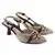 Mona shoes Ženske sandale na štiklu, Krem-bordo