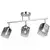 Opviq Luster Rayo-51-13, O10, 12cm, IP20 Srebrne boje
