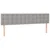 Vidaxl Box spring postelja z vzmetnico LED sv. siva 120x190 cm blago