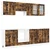 Set kuhinjskih ormarića s ladicama Lyon 8 pcs Dimljeni hrast