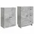 Set ormara 2 pcs 66 x 34,5 x 90 cm Konstruirano drvo