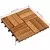 Pločice za decking 10 pcs Smeđa 30 x 30 cm Acacijsko drvo