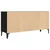 Set TV komoda Zidne Crna 103,5 x 30 x 50 cm Konstrukcijsko drvo