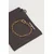 AllSaints Zapestnica Bronte T-Bar zlata / srebrna