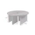 Hanah Home Klub sto Moira, O90x41cm, Beli