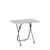 Hanah Home sklopivi sto RMS2Y01, beli mermer