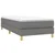 Vidaxl Box spring postelja z vzmetnico temno siva 90x200 cm blago