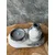 Aberto Design Set Betonskih sveća 11ST, Sivo-beli