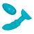 b-Vibe Remote Control Rimming P-Spot Plug Turquoise