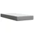 Vidaxl Postelja boxspring z vzmetnico Svetlo siva 100 x 200 cm Blago