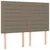 Vidaxl Box spring postelja z vzmetnico taupe 140x200 cm blago