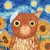 Mudpuppy Puzzle Vincent van Gogh art mačke v pločevinki 100 kosov
