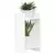 Stalak za biljke s policom 2 pcs Bijeli 30 x 30 x 60 cm