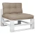 The Living Store The Living Store Blazine za palete 2 kosa taupe blago - Blazina Za Palete, (21661601)