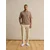 DAN FOX APPAREL Hlače na rob Justus off-bela