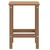 Vidaxl Vrtna miza Adirondack rjava 38x38x46 cm HDPE