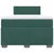 Vidaxl Box spring postelja z vzmetnico temno zelen 120x190 cm žamet