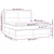 Vidaxl Box spring postelja z vzmetnico črna 160x200 cm blago