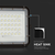 Spoljašnji solarni LED reflektor LED/10W/3,2V IP65 4000K crna + daljinski upravljač