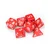 Kockice Chessex - Opaque - Polyhedral - Red & White (7)