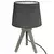 Atmosphera - Stona lampa MINI 1xE14/25W/230V borovina/siva