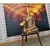 Slika kip Bude z abstraktnim ozadjem - 40x30