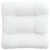 Jastučići za sjedenje 4 pcs Bijelo 40 x 40 x 12 cm tkanina