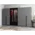 Hanah home Ormar Kale Plus 315x210x52cm Sivi