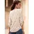 LASCANA Bluza  kremna / karamel