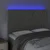 LED uzglavlje svjetlosivo 160x7x118/128 cm baršunasto