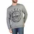 PLEIN SPORT SWEATSHIRT WITHOUT ZIP MAN GRAY