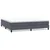 Box spring krevet bez madracem tamnosivi 200x210 cm baršunasti