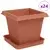 Saksije za biljke 24 pcs Crvena cigla 16 x 16 x 14 cm Plastika