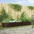 Vidaxl Dvignjena gredica Rjava 320 x 80 x 44 cm Jeklo