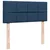 Vidaxl Box spring postelja z vzmetnico moder 120x200 cm blago