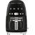 SMEG DCF02BLEU Filter-Kaffeemaschine 50s Retro Style, črna