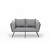 ATELIER DEL SOFA Sofa dvosed Viper 2 Seater Light Grey