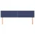 Vidaxl Posteljno vzglavje modra 160x5x78/88 cm blago