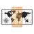 Fusione Naturale -1 NaturalBlack Decorative Wooden Wall Accessory